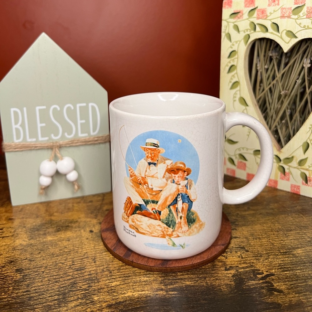 Set of 4 Vintage Norman Rockwell Collectors Mugs 1987 Museum Collections, Inc. - Picture 10 of 15